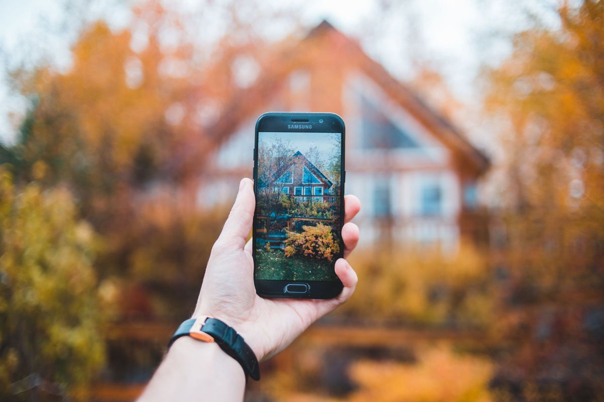 Fotobericht eines Besuchs auf dem Telefon